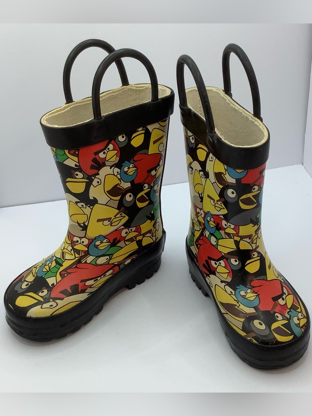 Angry Birds Unisex Rubber Rain Boot Pre-Owned